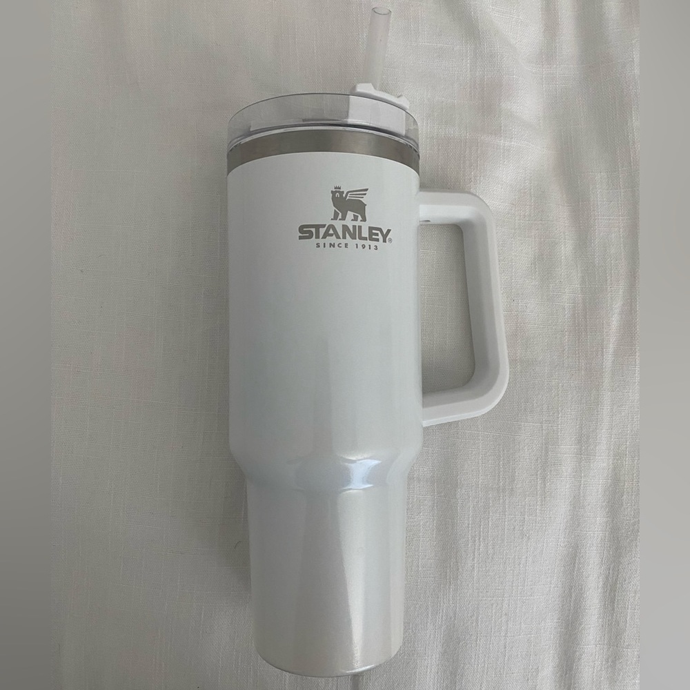 ❄️🤍Stanley 40 oz Frosted Pearlescent Tumbler🤍❄️